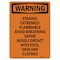 Signmission OSHA Warning Sign, 10" Height, Rigid Plastic, Ethanol Extremely Flammable Avoid, Portrait OS-WS-P-710-V-13167 - alternate 1